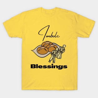 Imbolc Blessings Celtic Goddess Brigid Festival of Bread T-Shirt